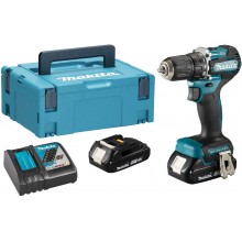 Makita DDF487RAJ Wiertarko-wkrętarka Li-ion LXT (2x2,0Ah+DC18RC)+MAKPAC