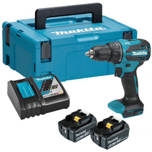 Makita DDF490RTJ Akumulatorowa wiertarko-wkrętarka Li-ion LXT, (18V / 2x 5,0Ah) Makpac