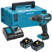 Makita DDF490RTJ Akumulatorowa wiertarko-wkrętarka Li-ion LXT, (18V / 2x 5,0Ah) Makpac