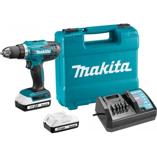 Makita DF488DWE Akumulatorowa wiertarko wkrętarka Li-ion (2x1,5Ah G/ 18V)