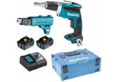 Makita DFS452TJX2 Akumulatorowa wkrętarka Li-ion LXT (18V/2x 5,0Ah) Makpac
