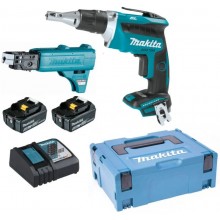 Makita DFS452TJX2 Akumulatorowa wkrętarka Li-ion LXT (18V/2x 5,0Ah) Makpac