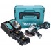 Makita DGA515RTJ Akumulatora szlifierka kątowa 125mm Li-ion (18V/2x 5,0 Ah) Makpac