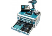 Makita DHP482RFX9 Zestaw elektronarzędzi (2x3,0Ah/18V) walizka + komplet akcesori