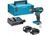 Makita DHP485RAJ Akum. wiertarko-wkrętarka udarowa Li-ion LXT (2x2,0Ah/18V) Makpac