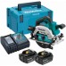 Makita DHS660RTJ Akumulatorowa ręczna pilarka tarczowa Li-ion LXT 18V 2x5.0Ah, Makpac