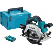 Makita DHS661ZJU Aku ręczna pilarka tarczowa 165 mm, AWS Li-ion LXT 18V, bez aku., Makpac