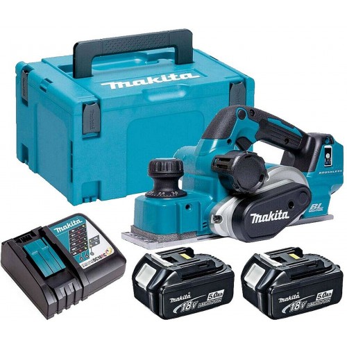 Makita DKP181RTJ Akumulatorowy strug do drewna Li-ion LXT (2x5,0Ah/18V) MakPac