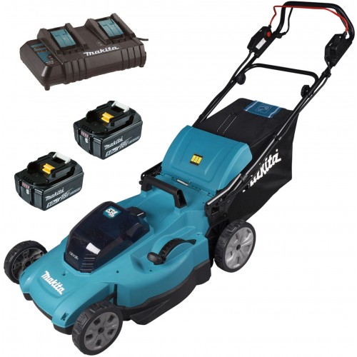 Makita DLM539CT2 Akumulatorowa, samobieżna kosiarka 530mm Li-ion LXT (2x5,0Ah/18V) Makita DLM539CT2 Akumulatorowa, samobieżna kosiarka 530mm Li-ion LXT (2x5,0Ah/18V)