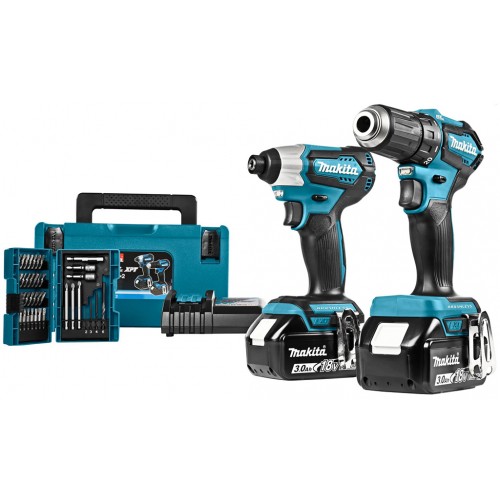 Makita DLX2220JX2 Zestaw narzędzi akumulatorowych DTD155 + DHP483
