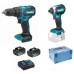 Makita DHP490+DTD153 Li-ion LXT zestaw akumulatorowy (18V/2x3,0Ah) + Makpac