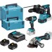 Makita DLX3195JX1 Zestaw DDF484+DGA504+DHR243+DC18RC+2x BL1850B+2xMakpac