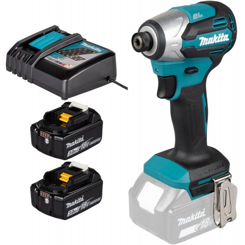 Makita DTD158RFJ Akum. wkrętarka udarowa LXT® 1/4" Li-Ion LXT (2x 18V/3,0Ah) Makpac Makita DTD158RFJ Akum. wkrętarka udarowa LXT® 1/4" Li-Ion LXT (2x 18V/3,0Ah) Makpac