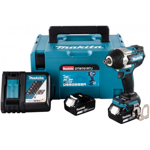 Makita DTW701RTJ Klucz udarowy 1/2" Li-ion LXT 18V/5,0Ah