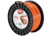 Makita E-02820 Sznurek nylonowy Plus 2,4 mm, 206 m, pomarańczowy, kwadratowy