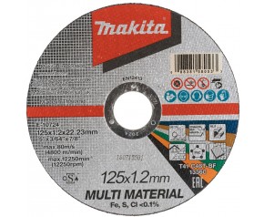 Makita E-10724 Tarcza tnąca uniwersalna 125x1,2x22,23mm