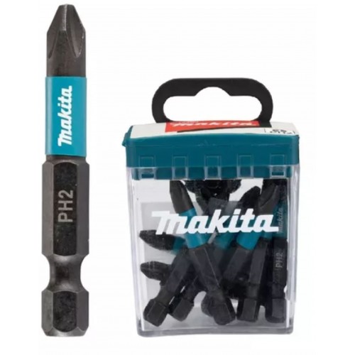 Makita E-12407 Bit Skrętny 14" Impact Czarny Ph2 50mm 10Szt.