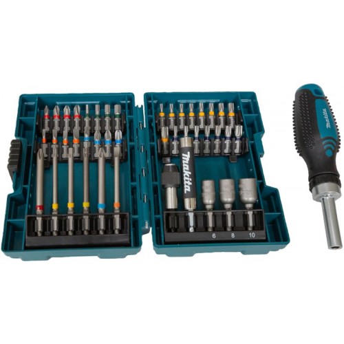 Makita E-25096 Zestaw końcówek wkrętakowych z grzechotką