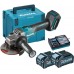 Makita GA005GM201 Akumulatorowa szlifierka kątowa 125mm Li-ion XGT (2x4,0Ah/40V) Makpac 4