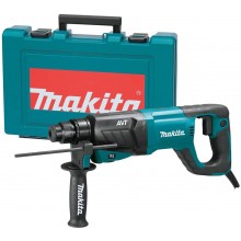 Makita HR2641 Młotowiertarka elektryczna AVT, SDS-Plus (800 W / 2,4 J) w walizce