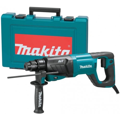 Makita HR2641 Młotowiertarka elektryczna AVT, SDS-Plus (800 W / 2,4 J) w walizce