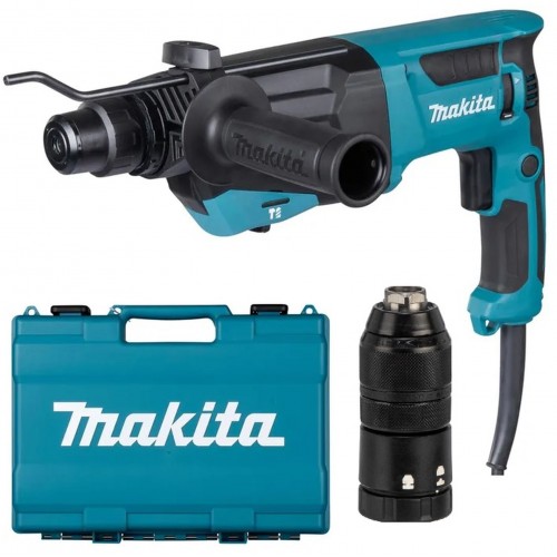 Makita HR2670FT Młotowiertarka z opcją kucia SDS-Plus (800W/3,0J)+Walizka