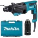 Makita HR2670FT Młotowiertarka z opcją kucia SDS-Plus (800W/3,0J)+Walizka
