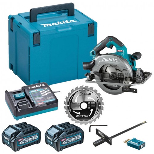 Makita HS004GM202 Akumulatorowa pilarka tarczowa, Li-ion XGT, 2x 40V/4,0 Ah