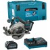 Makita HS012GD201 Akumulatorowa pilarka tarczowa 165mm Li-ion XGT (2x2,5Ah/40V) Makpac