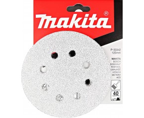 Makita P-33342 Papier szlifierski śr. 125mm, K40 BO5010/12/20/21