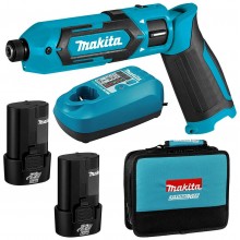 Makita TD022DSE akumulatorowy wkrętak udarowy Li-ion (7,2V/2x1,5Ah)