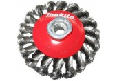Makita P-04494 Szlifierska stożkowa szczotka z drutu stalowego, 100mm, M14