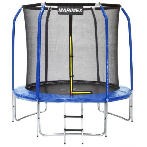 MARIMEX Trampolina 244 cm + siatka zabezpieczająca + schody GRATIS 19000048
