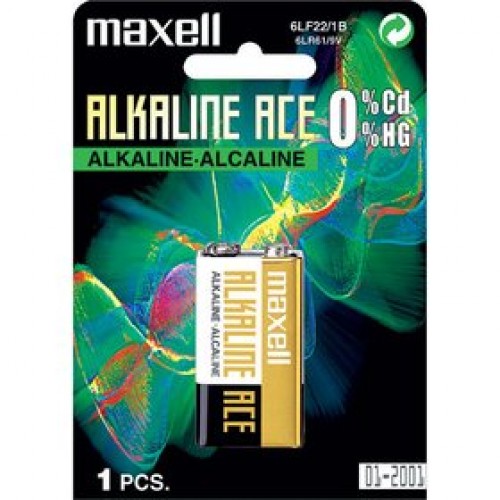 MAXELL Bateria alkaliczna 6LR61 1BP 1x9V 35009643 MAXELL Bateria alkaliczna 6LR61 1BP 1x9V 35009643