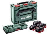 Metabo 4 akumulatory LiHD 18V/10.0Ah + ładowarka ASC 145 DUO + metaBOX 685143000