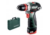 Metabo 601749500 Powermaxx BS BL Q Wiertarko-wkrętarka akumulatorowa 12V 2X2 Ah, Walizka