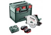 Metabo KT 18 LTX 66 BL Aku. pilarka tarczowa ręczna 165mm (2x5,5Ah/18V) MetaBOX, 601866660