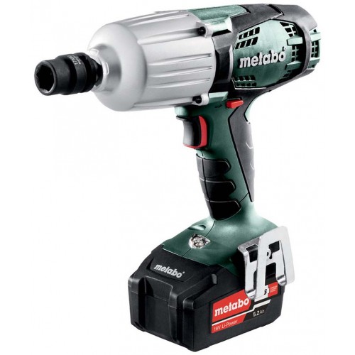 Metabo 602198650 SSW 18 LTX 600 Akumulatorowy zakrętak udarowy 18V 2x5.2 Ah, MetaBOX