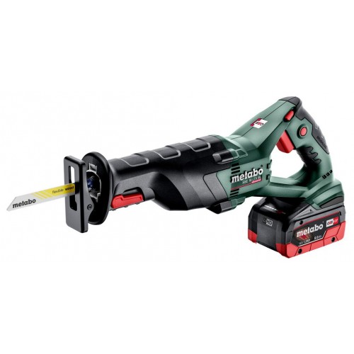 Metabo 602267810 SSE 18 LTX BL Akumulatorowa piła szablasta 18v 2x8.0 Ah, Walizka