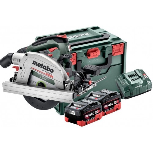 Metabo 611866810 KS 18 LTX 66 BL Akumulatorowa ręczna pilarka tarczowa 18V 2X8Ah, MetaBOX