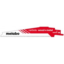 Metabo 626559000 "Carbide wood + M" Brzeszczot szablasty 150 x 1,25 mm