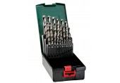 Metabo 25-częściowy zestaw wierteł do metalu HSS-G 627669000