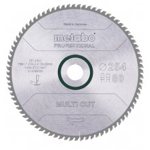 Metabo "Multi cut - professional" tarcza tnąca 254 x 2.4 x 30 628093000