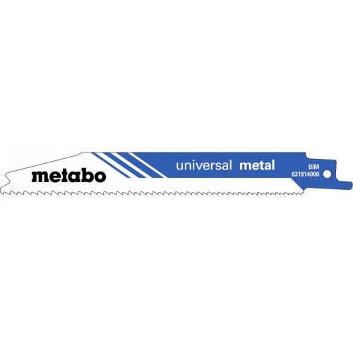 Metabo 631911000 "Universal metal" 2 Brzeszczotów szablastych 150 x 0,9 mm
