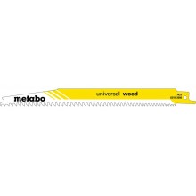 Metabo 631913000 "Universal wood" 5 Brzeszczotów szablastych 200 x 1,25 mm