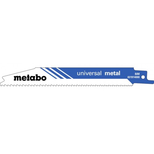 Metabo 631914000 "Universal metal" 5 Brzeszczotów szablastych 150 x 0,9 mm