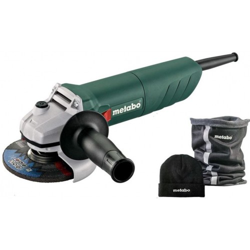METABO W 750-125 Szlifierka kątowa, 125mm, 750W + komin i czapka