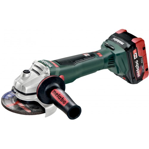 METABO WB 18 LTX BL 125 QUICK AKU Szlifierka kątowa 18V 2 x 8 Ah LIHD, ładowarka ASC 30-36