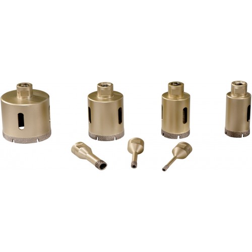 Metabo Zestaw wierteł diamentowych do płytek „Dry”, 7 sztuk, M14 628317000 Metabo Zestaw wierteł diamentowych do płytek „Dry”, 7 sztuk, M14 628317000