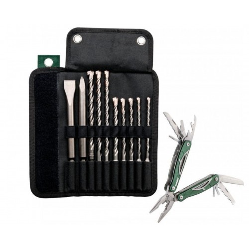 Metabo Wiertła/Dłuta Sds-Plus Pro 4 W Zwijanym Etui, 10 Elementów, Zestaw 631690000